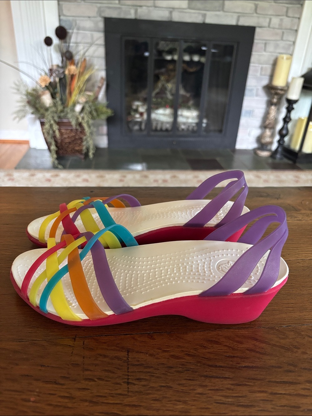 Crocs Women’s Multicolor Slingback Sandals
